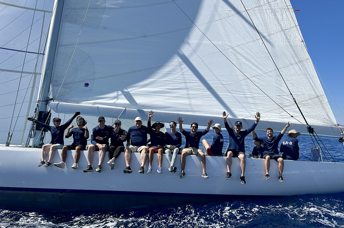 Incentive team building nice french kiss americas cup