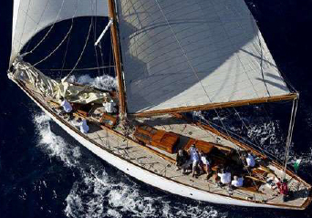 Bateau Ketch aurique